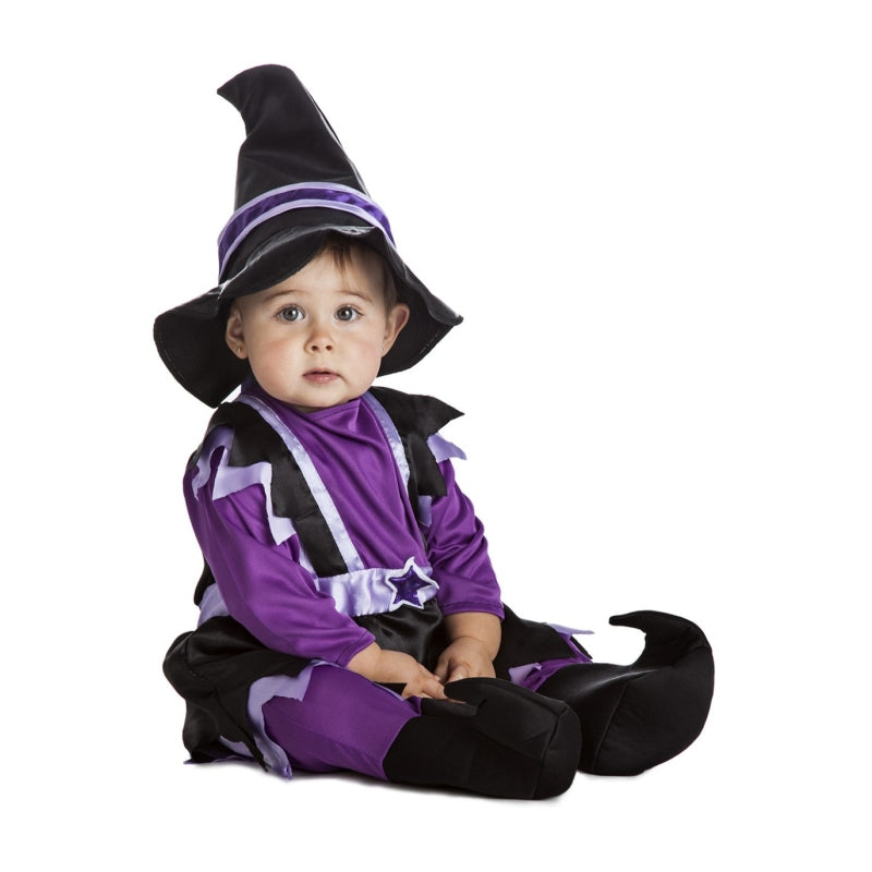 Disfraz de Brujita Morada para bebé