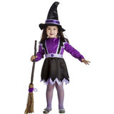 Disfraz de Brujita Morada para niña