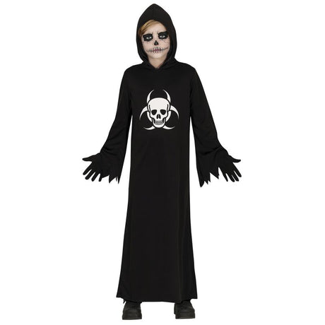 Disfraz Calavera Biohazard para niño
