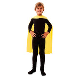 Capa superhéroe amarilla 70cm infantil