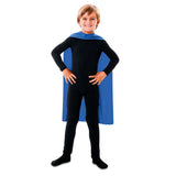 Capa superhéroe azul 70 cm infantil
