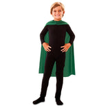 Capa superhéroe verde 70 cm infantil