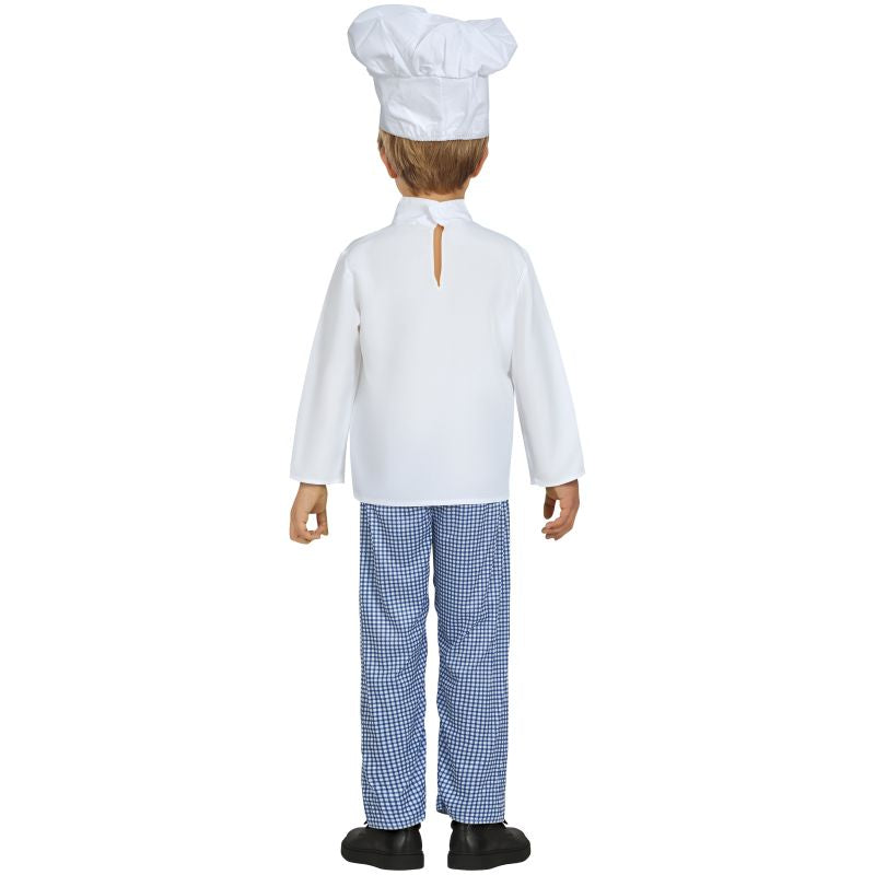 Disfraz de Chef Francés para niño Espalda