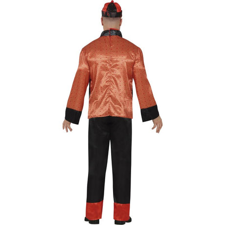 Disfraz de Chino Tradicional para hombre Espalda