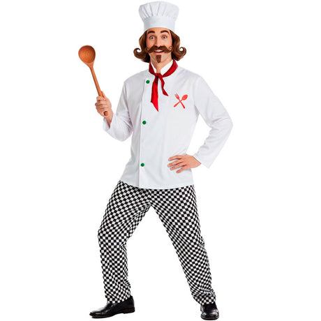 Disfraz de Cocinero Clásico para hombre Bis