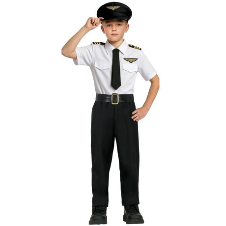 Disfraz de Comandante de Avión Infantil