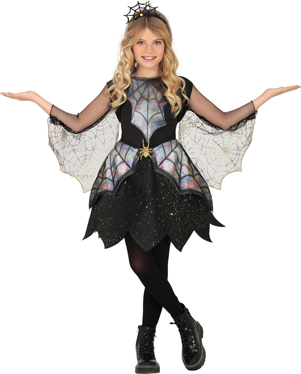 Disfraz de Araña Brillante para niña