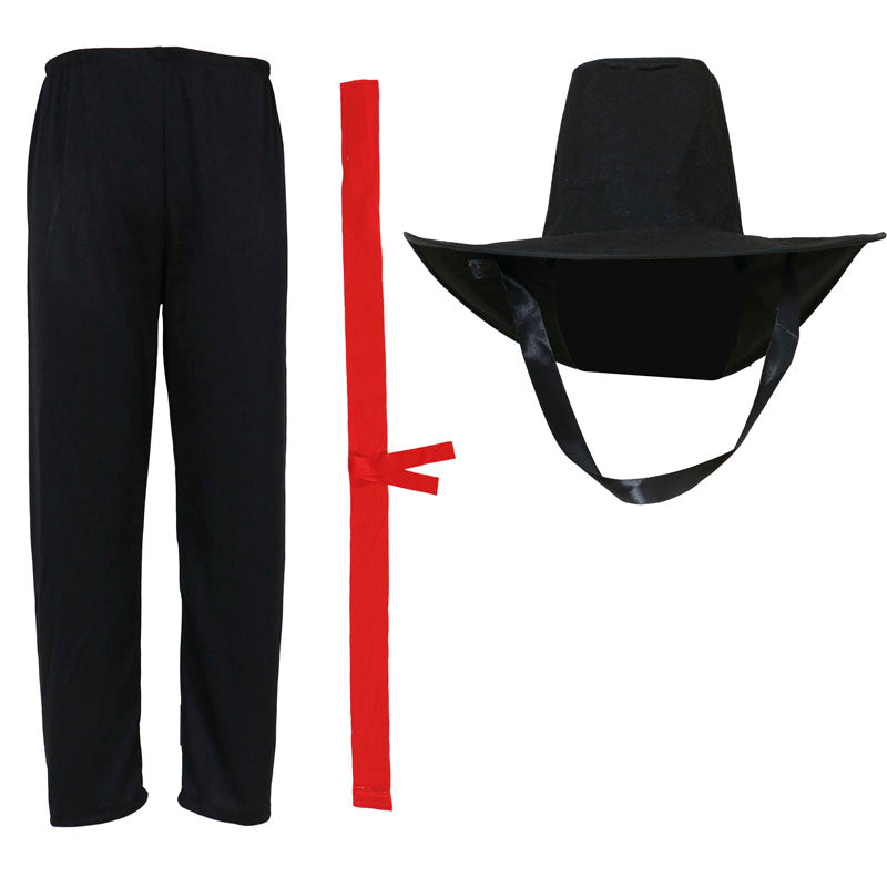 Disfraz de Black Demon para niño Pieza tres
