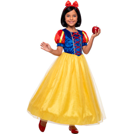 Disfraz de Blancanieves en el bosque para niña