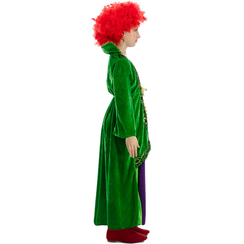 Disfraz de Bruja verde Winifred para niña Perfil