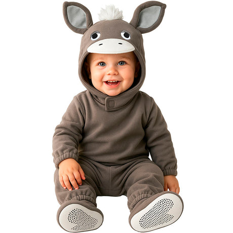 Disfraz de Burro Gris para bebé