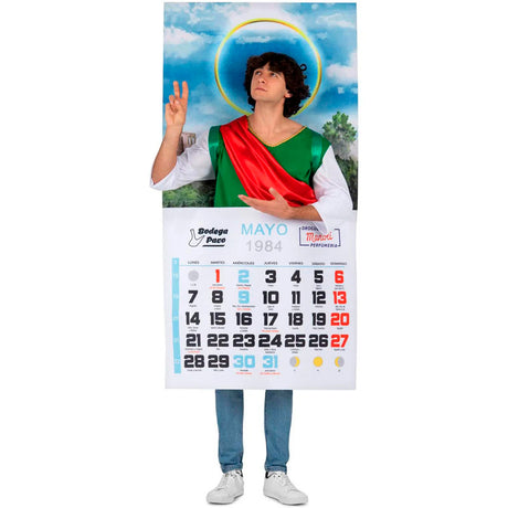 Disfraz de Calendario San Pancracio adulto unisex