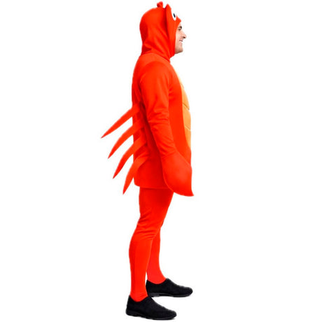 Disfraz de Cangrejo rojo adulto perfil
