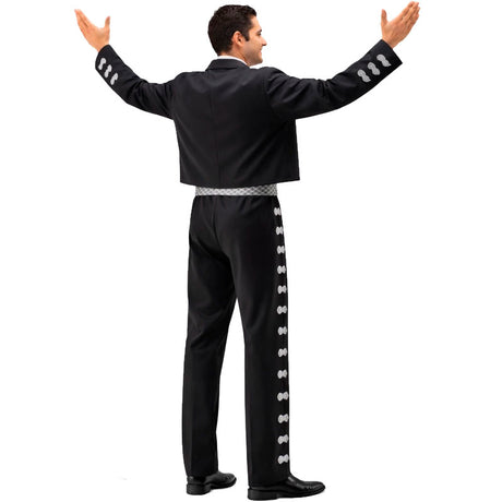 Disfraz de Cantante Mariachi para hombre espalda
