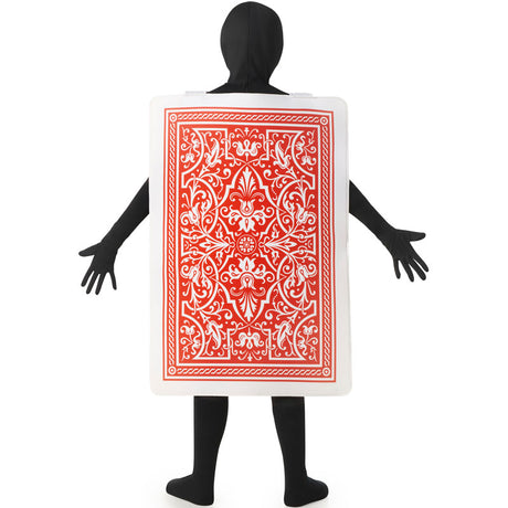 Disfraz de Carta Póker As de Picas infantil Espalda