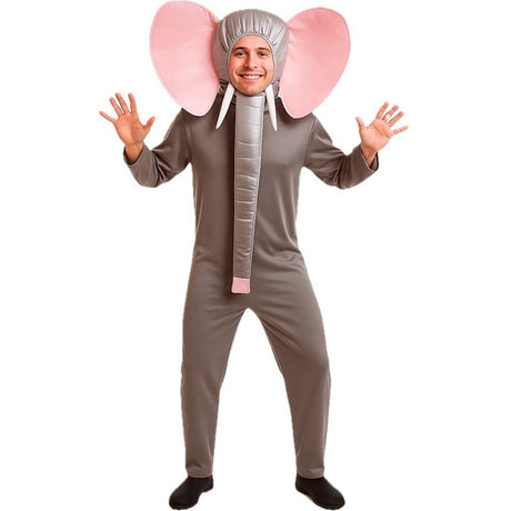 Disfraz de Elefante Gris adulto