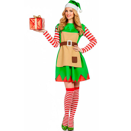 Disfraz de Elfa Navidad para Mujer