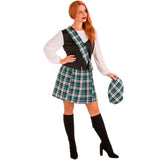 Disfraz de Escocesa Celta para mujer
