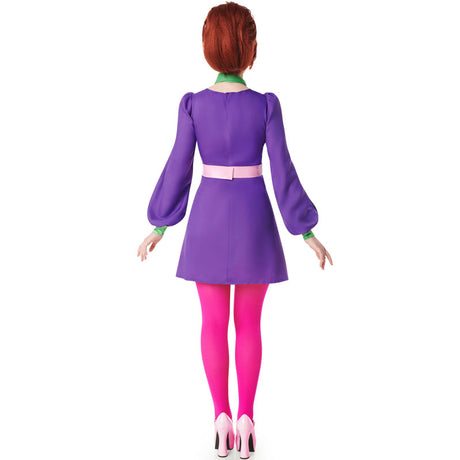 Disfraz de Espía Austin Powers para mujer Espalda