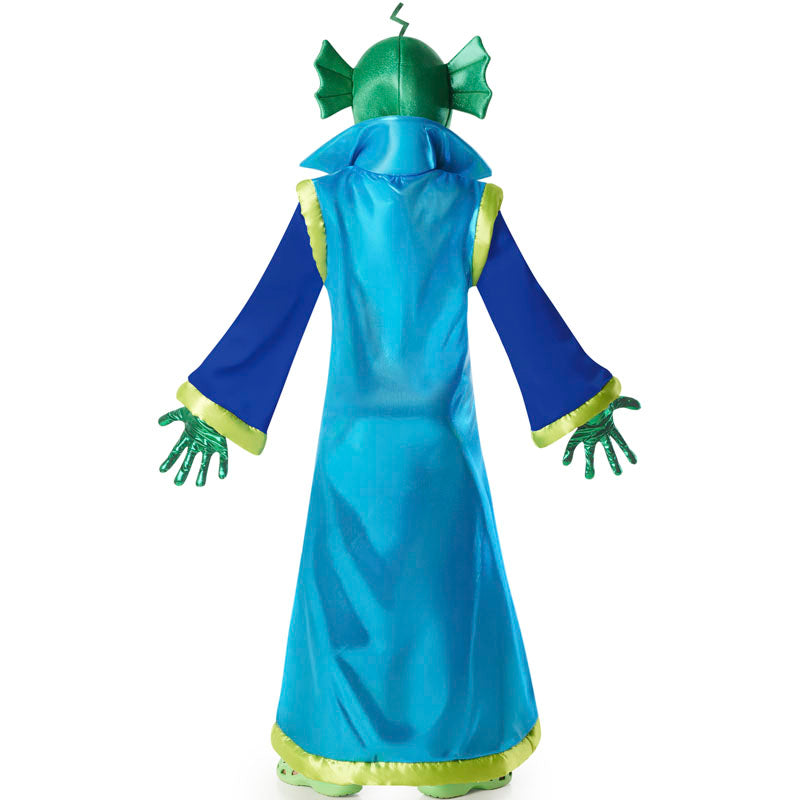 Disfraz de Extraterrestre azul para niño Espalda