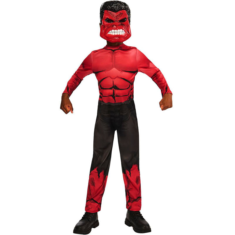 Disfraz de Hulk rojo classic para niño