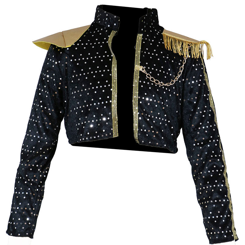 Disfraz de K-pop Silver Leader para mujer Pieza uno