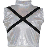 Disfraz de K-pop Silver Leader para niña Pieza dos