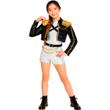 Disfraz de K-pop Silver Leader para niña