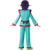 Disfraz de Marciano verde turquesa para niño Espalda
