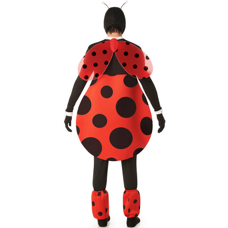 Disfraz de Mariquita rechoncha para hombre Espalda