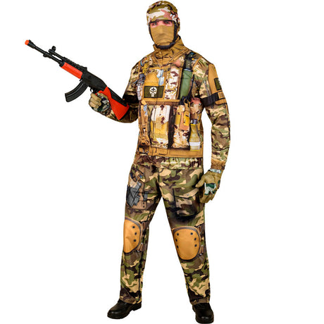 Disfraz de Militar fuerzas armadas para hombre