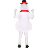 Disfraz de Muñeco de nieve clásico infantil Espalda