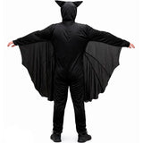 Disfraz de Murciélago negro para hombre espalda
