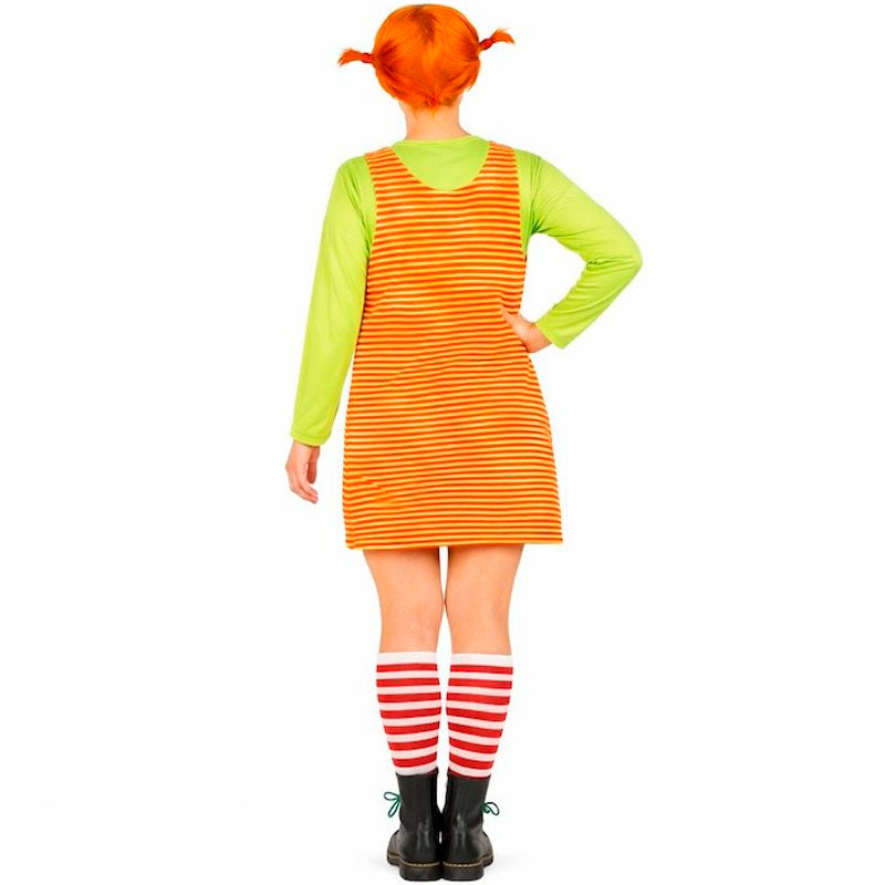 Disfraz de Pippi Langstrump para mujer espalda