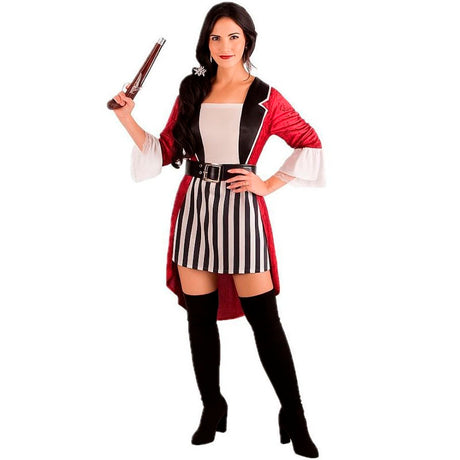 Disfraz de Pirata Barba Negra para mujer