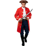 Disfraz de Pirata Garfio elegante para hombre dorso