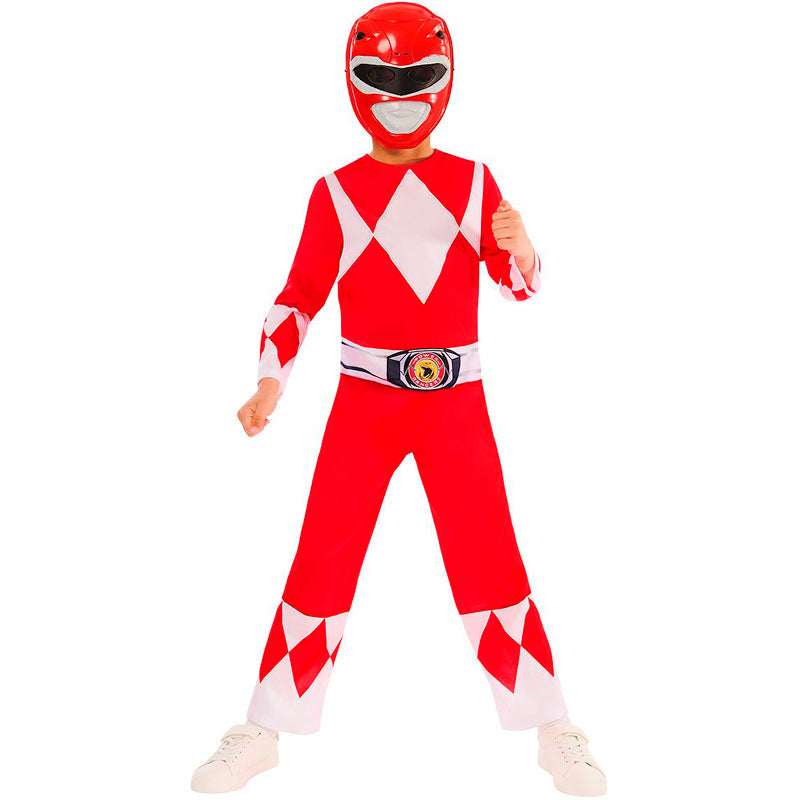 Déguisement Power Ranger rouge MGM pour garçon |【Achat en ligne】