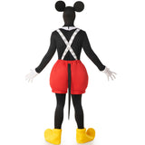 Disfraz de Ratón Mickey con parche para hombre Espalda