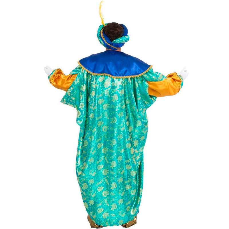 Disfraz de Rey Baltasar de Oriente para hombre Espalda