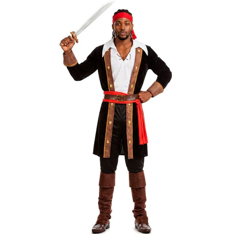 Disfraz de Rey Pirata para hombre