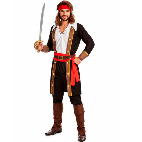 Disfraz de Rey Pirata para hombre 2