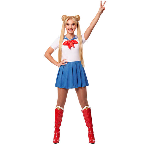 Disfraz de Sailor Moon Usagi Tsukino para mujer perfil