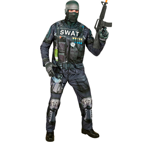 Disfraz de Soldado especial SWAT para hombre