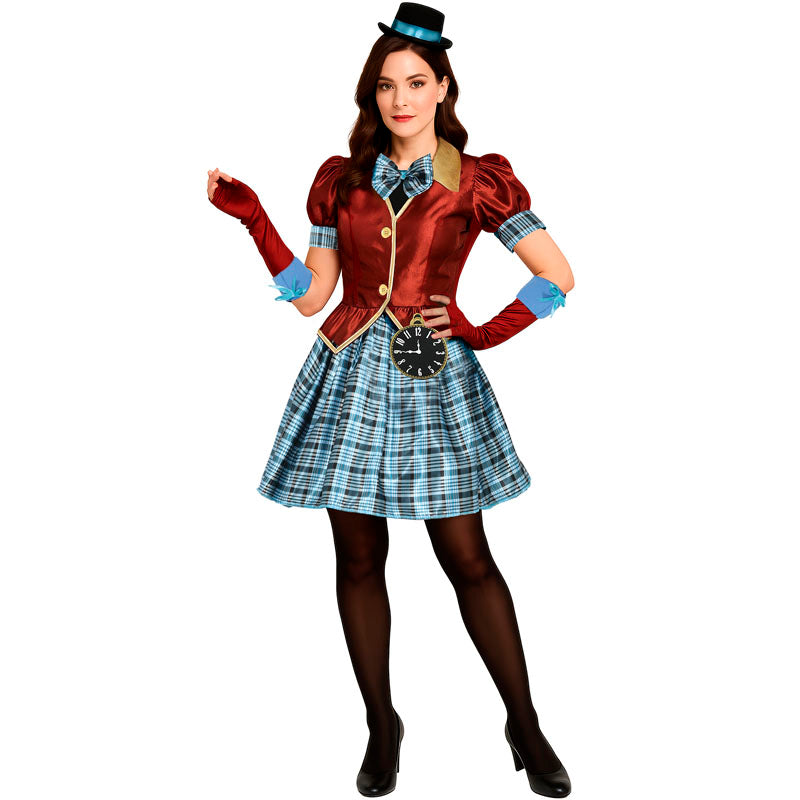 Disfraz de Sombrerera Tic tac para mujer