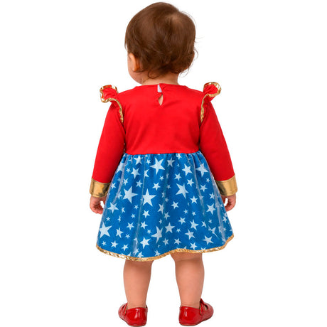 Disfraz de Superheroína Maravillosa para bebé espalda