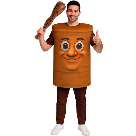 Disfraz de Tung Tung Sahur para hombre