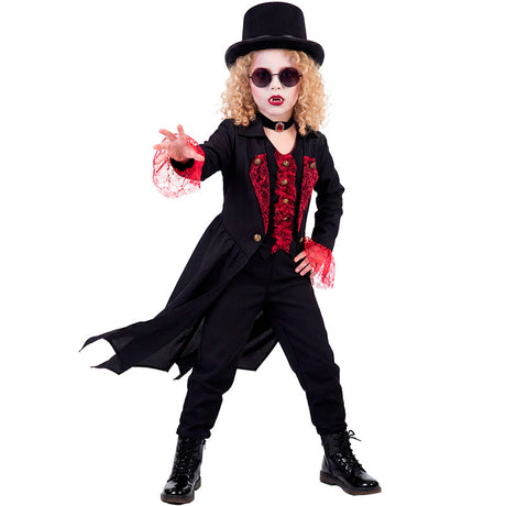 Disfraz de Vampiresa Elegante para niña