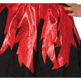 Disfraz de Demonia Chic para niña Detalle Bis