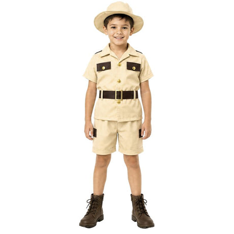 Disfraz de Explorador Safari clásico para niño
