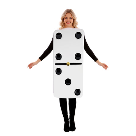 Disfraz de Ficha Dominó 4x3 adulto unisex Bis